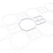 Ekena Millwork Small Johnston Decorative Fretwork Wall Panels in Architectural PVC, 19 1/8"W x 11 3/8"H x 3/8"T WALP12X12JHN - alternate 6